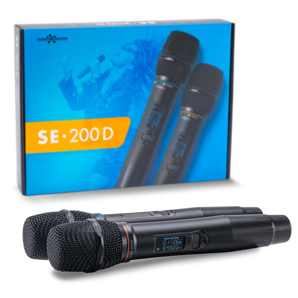 Studio Evolution SE 200D UHF İkili El Telsiz Mikrofon Seti